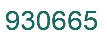 Número 930665 imagen verde