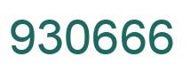 Número 930666 imagen verde