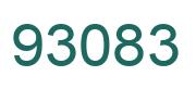 Number 93083 green image