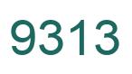 Zahl 9313 grün bild