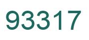 Number 93317 green image