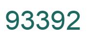Number 93392 green image