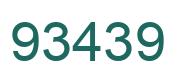 Number 93439 green image