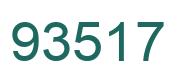 Number 93517 green image