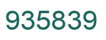 Número 935839 imagen verde