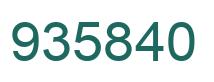 Número 935840 imagen verde