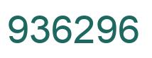 Number 936296 green image