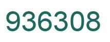 Number 936308 green image