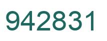 Número 942831 imagen verde