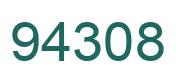 Number 94308 green image