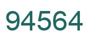 Número 94564 imagen verde