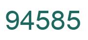 Number 94585 green image