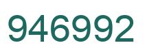 Número 946992 imagen verde