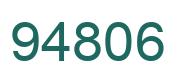 Number 94806 green image