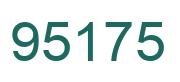 Número 95175 imagen verde