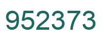 Número 952373 imagen verde
