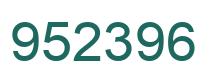 Número 952396 imagen verde