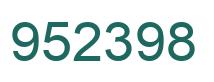 Número 952398 imagen verde