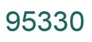 Number 95330 green image