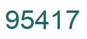 Número 95417 imagen verde