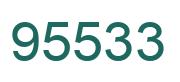 Número 95533 imagen verde