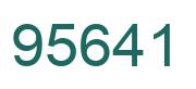 Número 95641 imagen verde