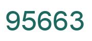 Número 95663 imagen verde