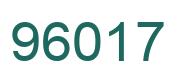 Número 96017 imagen verde