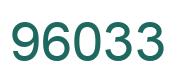 Número 96033 imagen verde