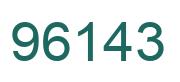 Número 96143 imagen verde
