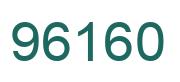 Número 96160 imagen verde