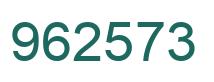 Número 962573 imagen verde