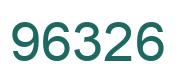 Número 96326 imagen verde
