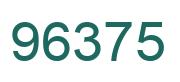 Número 96375 imagen verde