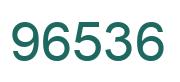 Número 96536 imagen verde