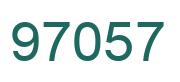 Number 97057 green image