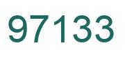 Number 97133 green image