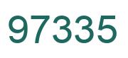Número 97335 imagen verde