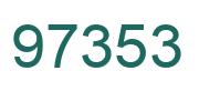 Número 97353 imagen verde