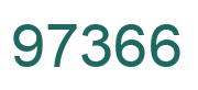 Número 97366 imagen verde