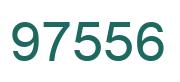 Number 97556 green image
