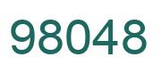 Number 98048 green image