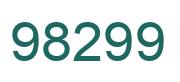 Number 98299 green image