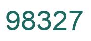 Number 98327 green image
