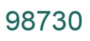 Número 98730 imagen verde