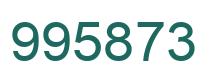 Número 995873 imagen verde