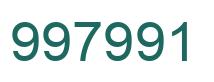Número 997991 imagen verde