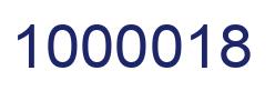 Número 1000018 imagen azul