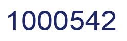 Número 1000542 imagen azul