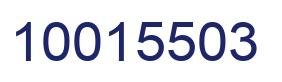 Number 10015503 blue image